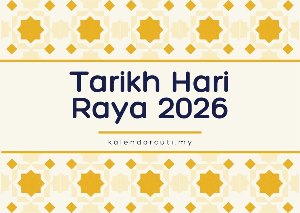 tarikh hari raya 2026