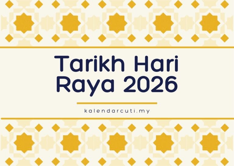 tarikh hari raya 2026