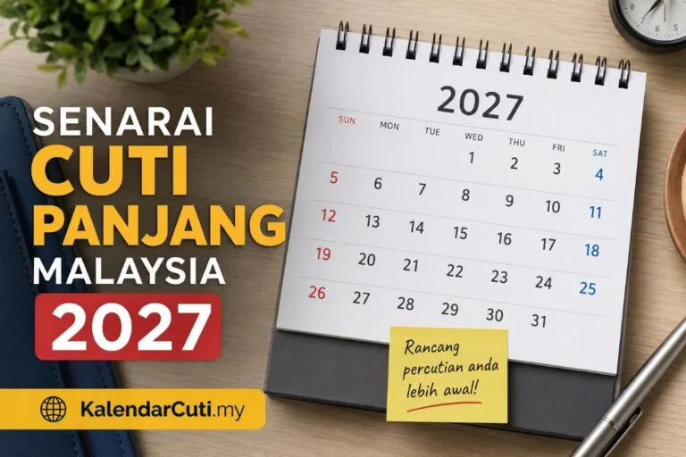 senarai cuti panjang 2027
